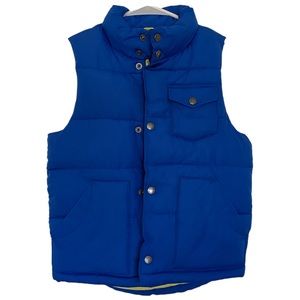 Boys Gap Kids Blue Full Zip with snap Closure Puffer Vest, Size Small